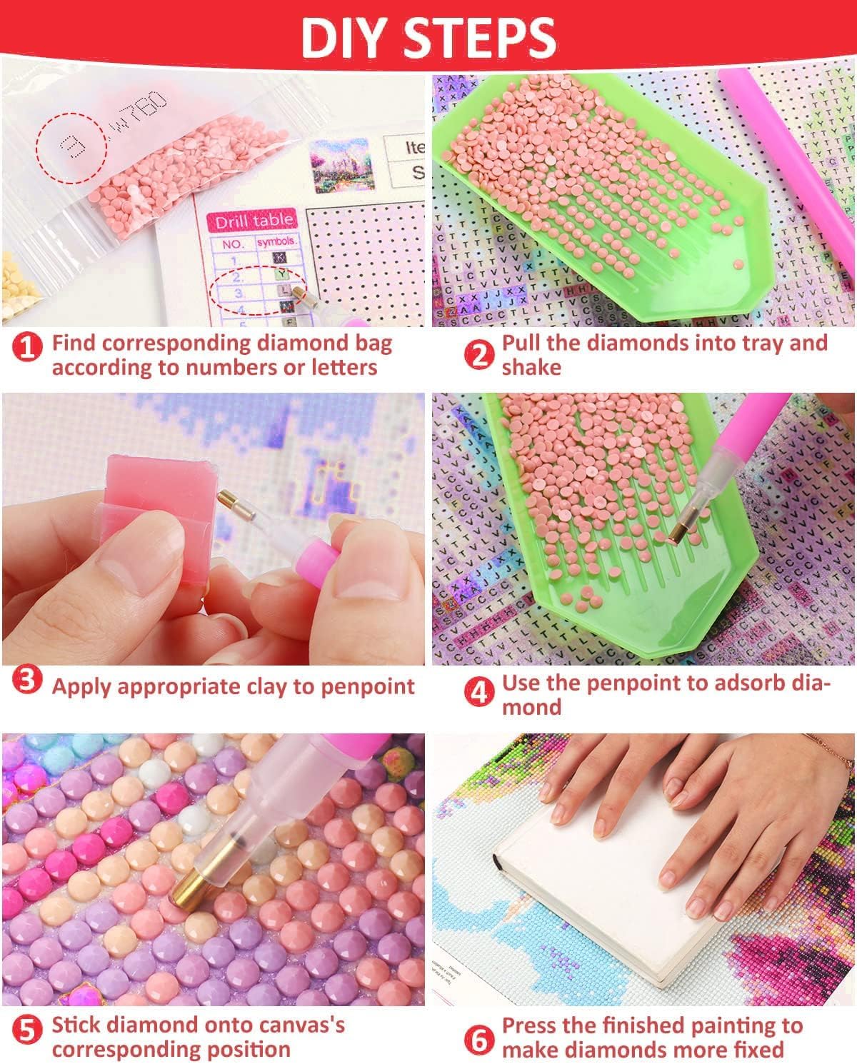 Christmas Diamond Art Kits for Adults - Highland Cow Diamond Painting Kits for Adults, 5D Round Full Drill DIY Winter Gem Art Paint by Diamonds 16x12 inch Axquilon