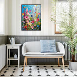 Hutarosl Wild Flowers Diamond Art Kits for Adults - Flowers Diamond Painting for Adults, Flower Gem Painting for Adult and Crafts Home Decor 12x16inch Hutarosl