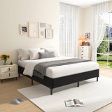 MAF Queen Box Spring 10 Inch High Profile Box Spring for Queen Bed, Queen Size Bed Base 3500 lbs Black Heavy Duty Metal Mattress Foundation with Easy Clean Cover, Easy Assembly MAF