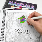 Ilyever 3 Pack Adult Stress Relief Coloring Book,60 Page Mandalas,Animal & Flower Patterns,Spiral Bound Women Coloring Books for Mindfulness & Relaxation for Christmas,Birthday&Holiday Party Gifts ilyever