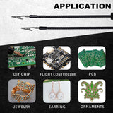 2 Pack Magnetic Helping Hands Soldering,Flexible Gooseneck Metal Arms for Automobile Electronics Soldering jewelry, Painting Art Crafts Hobby with Adjustable Alligator Clips Beclumas