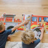 Melissa & Doug Fire Truck Jumbo Jigsaw Floor Puzzle (24 pcs, 4 feet long) - FSC Certified Melissa & Doug