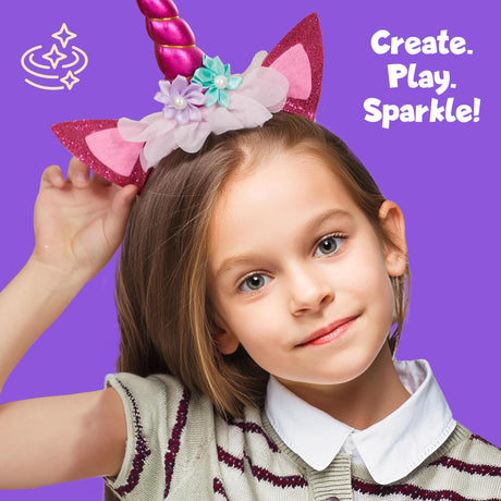 Unicorn Craft Kit for Girls - 12 Projects - Gifts for 5 Year Old Girl - Arts and Crafts for Kids 4-8 - Toys for Ages 5-7 - 4 5 6 7 8 Year Old Girl Birthday Gift - Unicorn Toys for Girls Age 4-6 Dan&Darci