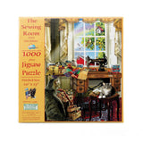 SUNSOUT INC - The Sewing Room - 1000 pc Jigsaw Puzzle by Artist: Lori Schory - Finished Size 20" x 27" - MPN# 34983 SunsOut