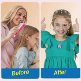 Jewelry Making Kit & Hair Gem Stamper for Girls 6-12, DIY Necklace & Bracelet Making Kit, Princess Crafts & Fashion Designer Kits for Kids Ages 6-12, Birthday Gift GrandSail
