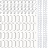 Guiqulai 300 Pcs Sublimation Keychain Blanks Bulk Double Side Heat Transfer Sublimation MDF Blank Set with Keychain Rings & Jump Rings,Heat Transfer Keychain Blank Board for DIY Crafts(Oval) Guiqulai