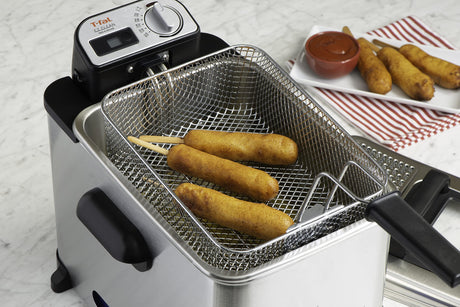 Deep Fryer with Automatic Oil Filter (FR800051) - Stainless Steel, 3.5 L T-Fal