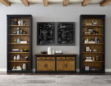Martin Furniture Fully Assembled Aged Ebony Toulouse 6 Shelves Bookcase, Martin Furniture