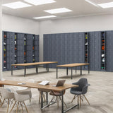 BUTISOW Metal Lockers - 71" Height Steel Lockers for Employees with 6 Door Storage Locker for Employees Gym School Home Office Garage - Assembly Required BUTISOW