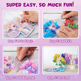 MyPixie Poke Art Kits for Girls, Arts and Crafts for Kids 4-8, DlY Creative Activity Toys, Birthday Gifts for Girls 4 5 6 7 8 9 10(Unicorn) MyPixie