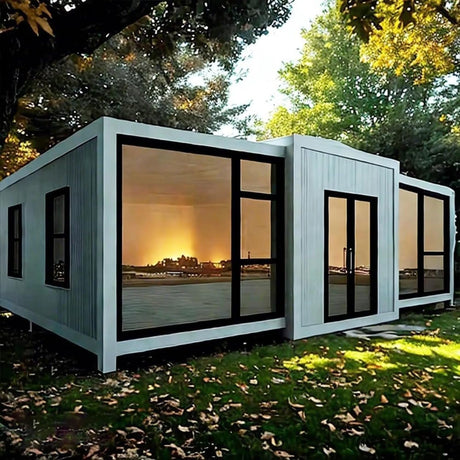 Expandable 20ft 40ft Prefab Container House Modular Tiny Homes Villa to Live in for Adults Foldable Home Design 2–4 Bedroom Living Space Generic