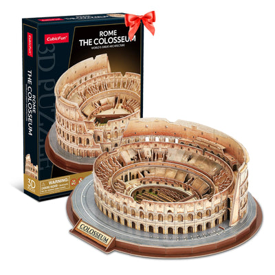 CubicFun 3D Puzzles for Adults Kids New Version Italy Rome Colosseum Jigsaw Puzzle DIY Building Model Kit Easter Gift for Boys Girls Age 10+, 163 Pieces Puzzles for Kids Ages 8-10 Easter Gifts