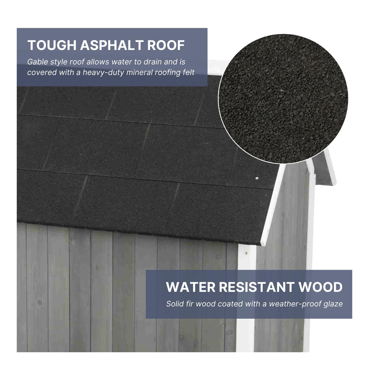 TRIXIE Natura Barn Style Dog House – Dog House for Medium Dogs with Weatherproof Sealer & Peaked Roof, Wooden Dog House with Adjustable Legs for Small to Medium-Sized Dogs – 41 x 27.75 x 36 in TRIXIE