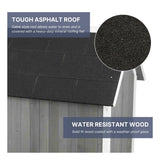 TRIXIE Natura Barn Style Dog House – Dog House for Medium Dogs with Weatherproof Sealer & Peaked Roof, Wooden Dog House with Adjustable Legs for Small to Medium-Sized Dogs – 41 x 27.75 x 36 in TRIXIE