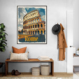 SKRYUIE Paint by Numbers Kits for Adults Rome, Acrylic Oil City Paint by Numbers for Adults Beginner Canvas with Brushes Paintwork Art Crafts for Home Decor 16x20 inch x14 SKRYUIE