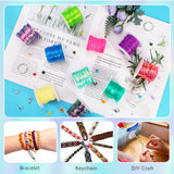 Karsspor Glitter/Laser/Normal Lanyard String for Crafts, 24 Rolls Gimp String, Plastic Lacing String Kit for DIY Bracelets, Key Chains, Pony Beads and Lanyards (788 Feet) Karsspor