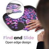 Puzzlup Stackable Puzzle Trays with Box Display Design - Set of 6 Unique Puzzle Sorting Trays - Up to 1500 Pieces - Premium Jigsaw Puzzle Accessory Puzzlup
