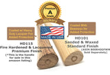 Throwing Tomahawk Handle - Fire Hardened & Lacquered - 19 inch A Grade American Hickory Wood Thrower Supply