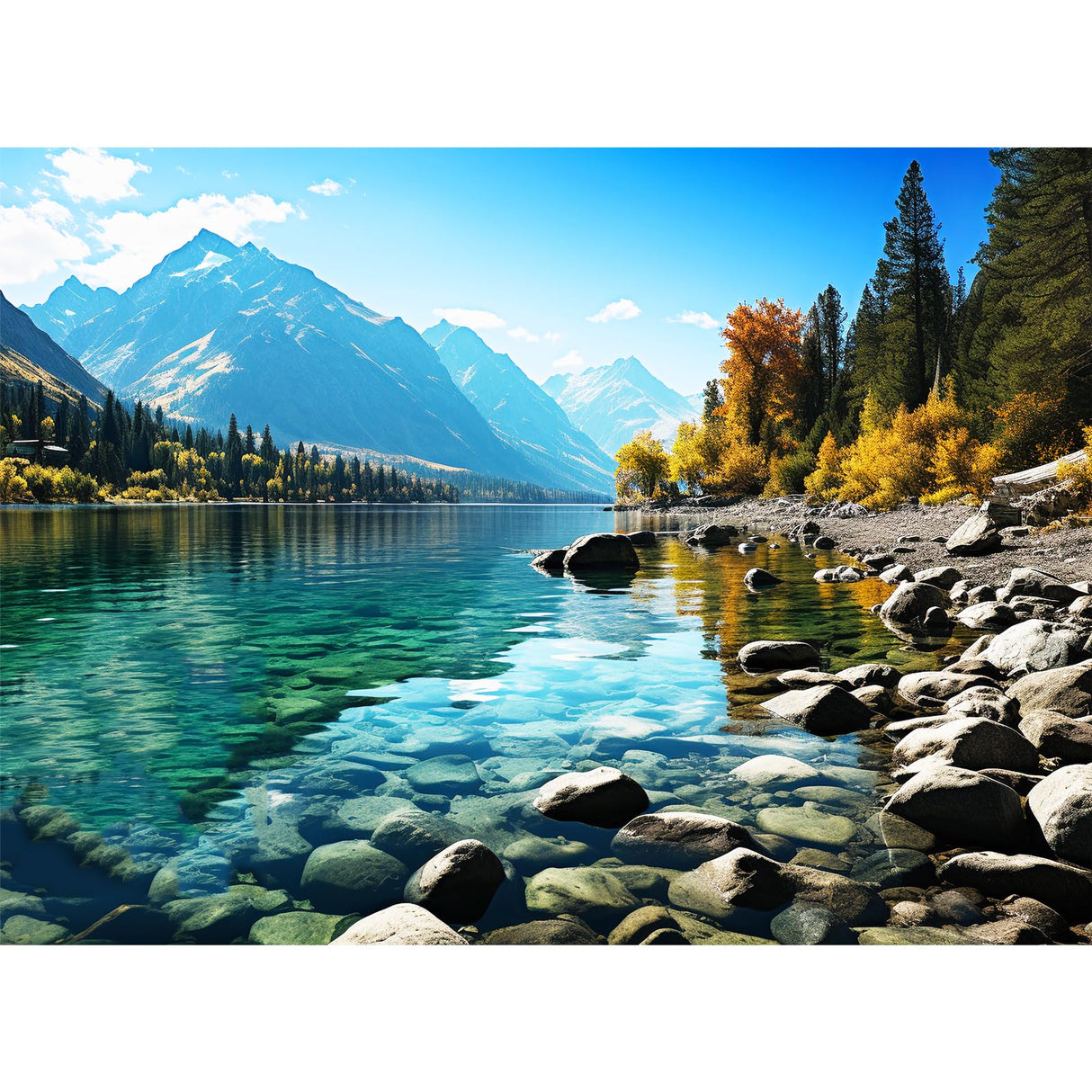VOLUVOLU 500 Piece Puzzle for Adults, Jigsaw Puzzle,Glacier Park Jigsaw Puzzles 500 Pieces Birthday Party for Family Kids and Adults Funny Puzzle for Adults VOLUVOLU