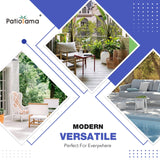 Patiorama 12 Piece Patio Furniture Set, Outdoor Sectional Sofa, All-Weather Grey PE Wicker Rattan Conversation Set, Patio Couch Furniture Set w/Coffee Table for Balcony Garden Pool(Light Grey Cushion) Patiorama