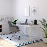 Alera ALEWSF4824GY 47.24 in. x 23.62 in. x 29.53 in. Farmhouse Writing Desk - Gray Alera