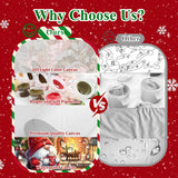 Christmas Gnome Paint by Number Kits for Adults, Christmas Paint by Numbers Kit for Adults, Painting by Numbers, Easy Oil DIY Crafts Home Wall Decor 16x16 in HMZephitiquc