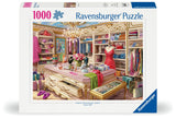 Ravensburger The Coveted Closet 1000 Piece Jigsaw Puzzle | Boutique Wardrobe Experience by Wigwam Studios | Perfect Interlocking Fit | Eco-Friendly Materials Ravensburger