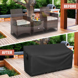 Kingling Patio Furniture Covers for 3 Piece Patio Chairs Set, Outdoor Furniture Cover Waterproof Wicker Chairs Cover - 75"L X32"W X31"H Kingling