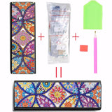 KACASHIP DIY 5D Diamond Painting Sun Glasses Case Storage Box Mandala Pattern Festival Birthday Gift for Adult Women Kids Handwork 2pcs KACASHIP