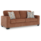 Signature Design by Ashley Aviemore Casual Sofa with 2 Accent Pillows, Orange Signature Design by Ashley