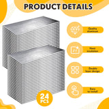 Frienda 24 Pcs Garage Door Insulation Panels Kits Double Bubble Reflective Aluminum Foil Radiant Barrier Thermal Insulation Sheet for Garages Greenhouses Attics Walls Windows (24 x 48 Inch) Frienda