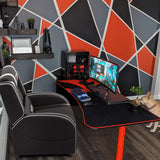 Devoko Massage Gaming Recliner Chair PU Leather Home Theater Seating Single Modern Living Room Sofa Recliners (Silver) Devoko