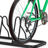 Simple Houseware 5 Bike Bicycle Floor Parking Adjustable Storage Stand, Black Simple Houseware