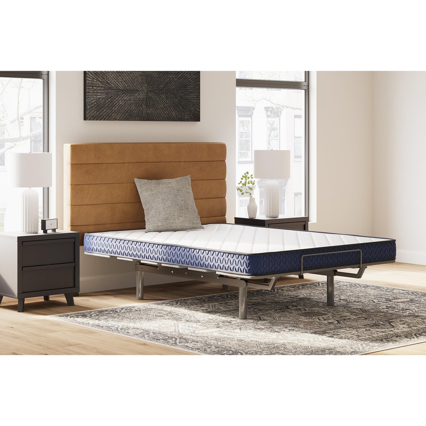 Signature Design by Ashley Full Size Medium Firm 6 Inch Memory Foam Mattress with Breathable Quilted Cover