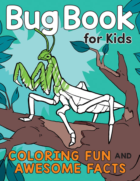 Bug Book for Kids: Coloring Fun and Awesome Facts (A Did You Know? Coloring Book) WoodArtSupply