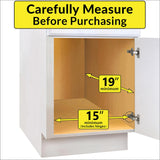 LYNK PROFESSIONAL® Pull Out Cabinet Organizer, 14" x 18" Slide Out Drawers for Kitchen Cabinets - Sliding Pull-Out Pantry Shelves – Home Shelf Organizers - Lifetime Ltd. Warranty, Chrome LYNK PROFESSIONAL