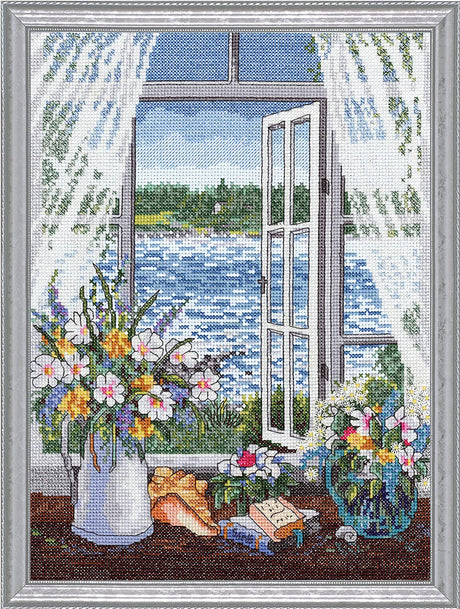 Janlynn A Breeze Off The Ocean Counted Cross Stitch Kit Janlynn