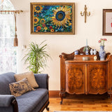 Sunflower Puzzles for Adults 1000 Pieces, Colorful Flower 3D Plant Jigsaw Puzzles Nature, Christian Beautiful Paper Floral Garden Puzzle BBOLDIN