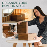 Public House Locking Wooden Keepsake Box, Customizable Design With Adjustable Tray and Divider. Wood Box, Wooden Storage Box, Large Wooden Box with Public House