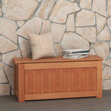 Toolsempire Outdoor Planter Bench, 45 Gallon Outdoor Bench Wooden Raised Garden Bed with Planter Box, 2-in-1 Wood Planter Bench Deck Plant Box for Porch, Patio, Garden & Backyard Toolsempire