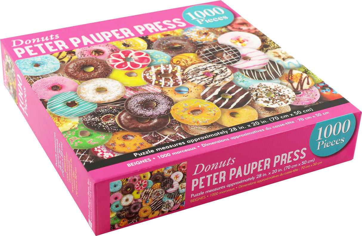PETER PAUPER PRESS Donuts 1000 Piece Jigsaw Puzzle PETER PAUPER PRESS