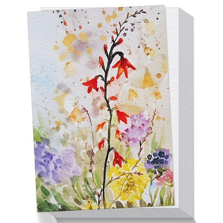64 Sheets Watercolor Paper Cotton 140LB/300GSM Thick Off-White Cold Press Paper Pack for Kid Child Watercolor Drawing Paper for Painting Art Works Drawing Supplies, 5 x 7 Inches Sadaunbe