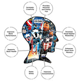 AQUARIUS Marvel Captain America (1000 Piece Jigsaw Puzzle) - Glare Free - Precision Fit - Officially Licensed Marvel Merchandise & Collectibles - 20 x 28 Inches AQUARIUS