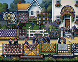 Dowdle Folk Art Jigsaw Puzzle - Amish Quilt 500 Pc Dowdle Folk Art