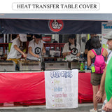 Breling 1 Pcs Sublimation Table Runner Heat Transfer 24 x 72 Inch Table Cover Waterproof White Table Runner Machine Washable Twill Blanks Table Banner for Birthday Wedding Party Banquet Restaurant Breling