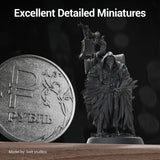 UNIFORMATION Water Washable Resin 2KG Easy to Clean Fast UV Curing 3D Printer Resin Photopolymer Low Viscosity Rapid 3D Resin Liquid with High Precision Suit for SLA/LCD/DLP Printing 2x1KG Black Uniformation