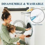 3 Inch King Size Memory Foam Mattress Topper, Cooling Gel Bed Topper with Removable Cover, Soft & Pain Relief & Breathable, CertiPUR-US & Oeko-Tex Certified JOYRIDE SLEEP