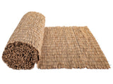 FOREVER BAMBOO Jumbo Reed Bamboo Screen Fencing Privacy Fence Backyard Divider Decorative Reed Garden Fencing, Natural 6 ft H x 16 ft L FOREVER BAMBOO