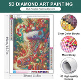 Zythron Christmas Diamond Art Kits for Adults,Winter Christmas Boots Candy Diamond Painting Kits for Beginners 5D Diamond Art,DIY Full Drill Round Gem Art Paintings for Home Wall Decor 12"x 16" Zythron