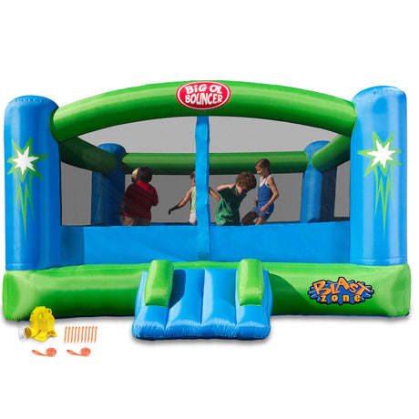 Blast Zone Big Ol Bouncer Inflatable Bounce House w/Blower - Huge - Premium Quality - 6 Players Blast Zone